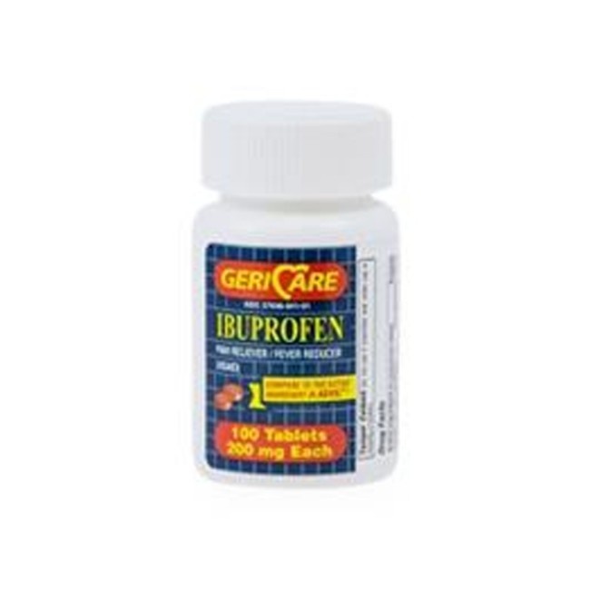 Geri Care Ibuprofen Tablet  200 mg  100 Tablets Bottle