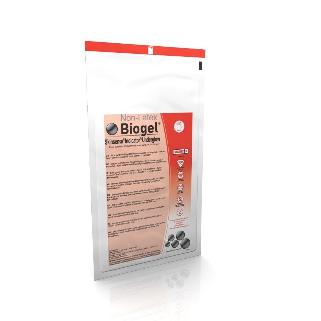 Biogel Skinsense Indicator Sterile Powder Free Synthetic Surgical Undergloves  Size 6 5