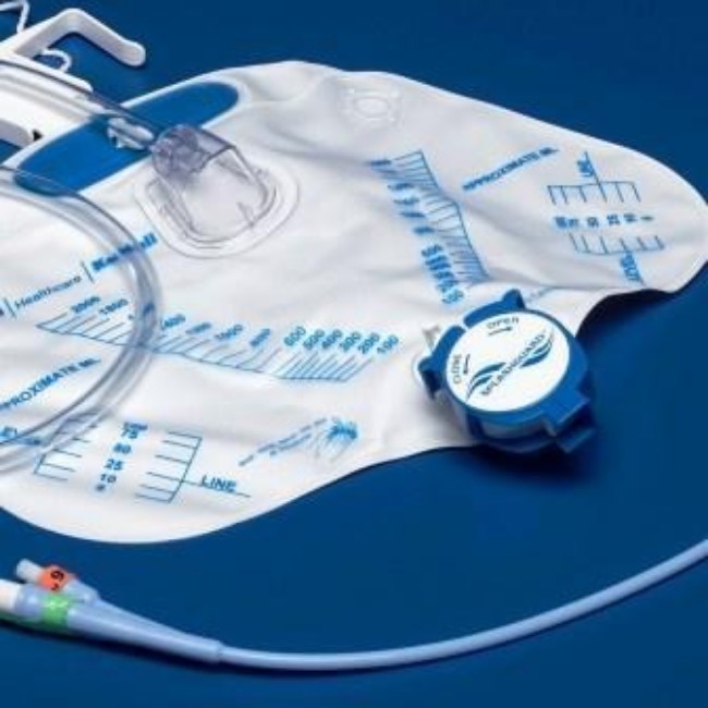 Dover 100  Silicone Foley Catheter Tray  14 Fr Ch  4 7 mm  with Needle Sampling Port