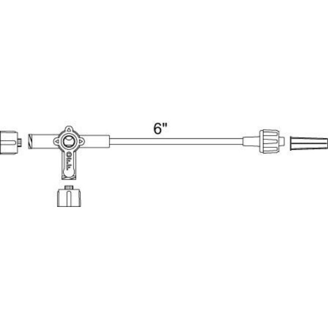 Stopcock  3 Way  6  Round Handle  PRS LI