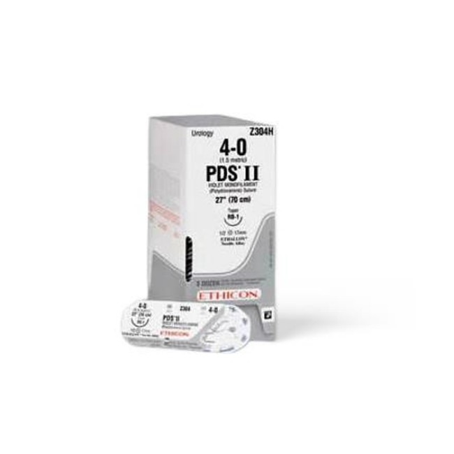 PDS Plus Monofilament Suture  PS2  Clear  Size 4 0  18 