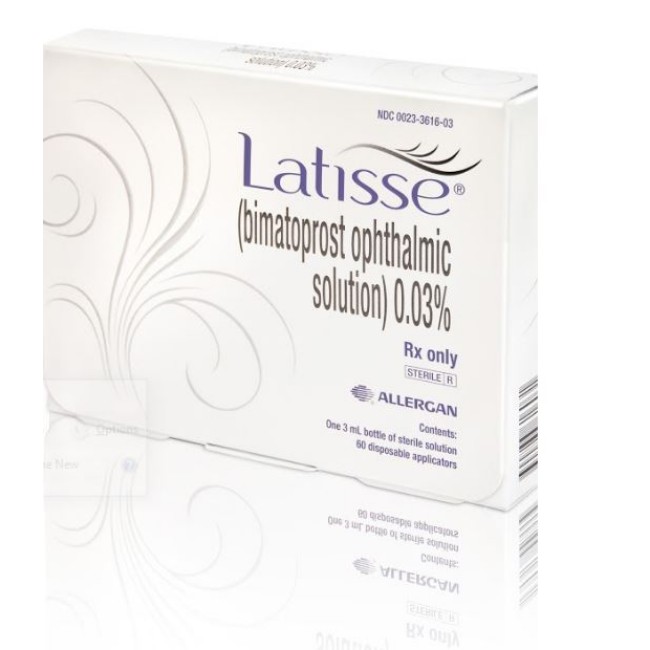 Latisse  Bimatoprost Ophthalmic Solution  0 03  3 Ml  12 Kits 1 Case 