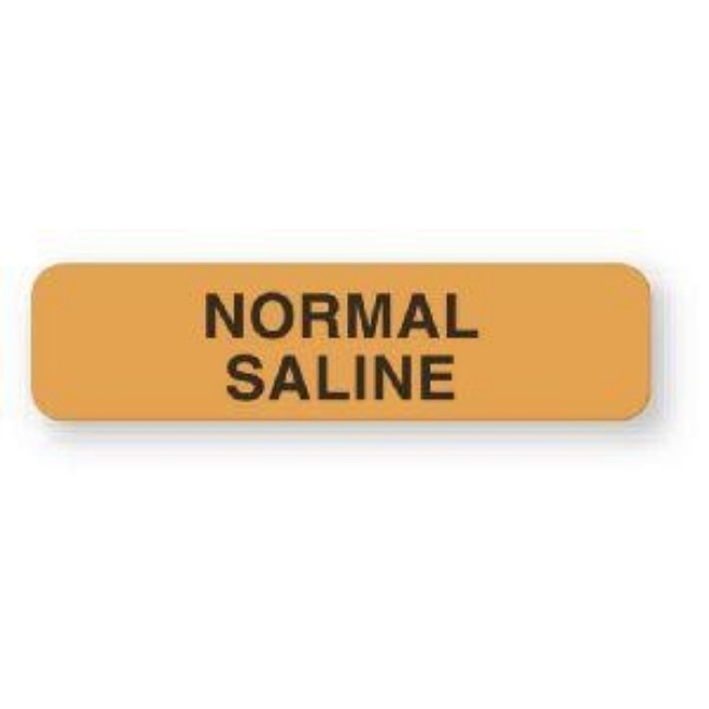 Label   Normal Saline  Fl Orng 760 Roll