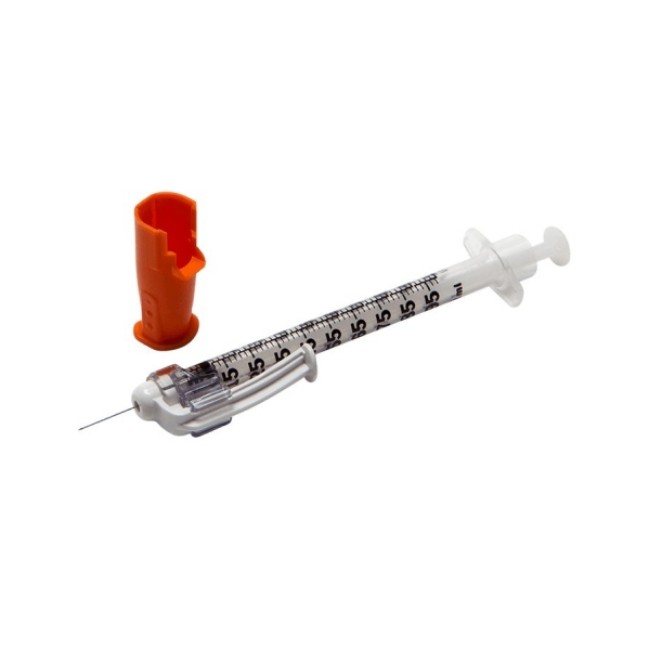 Syringes   Insulin  Safetyglide 6 Mm Insulin Syringe   31G X 6 Mm   0 5 Ml