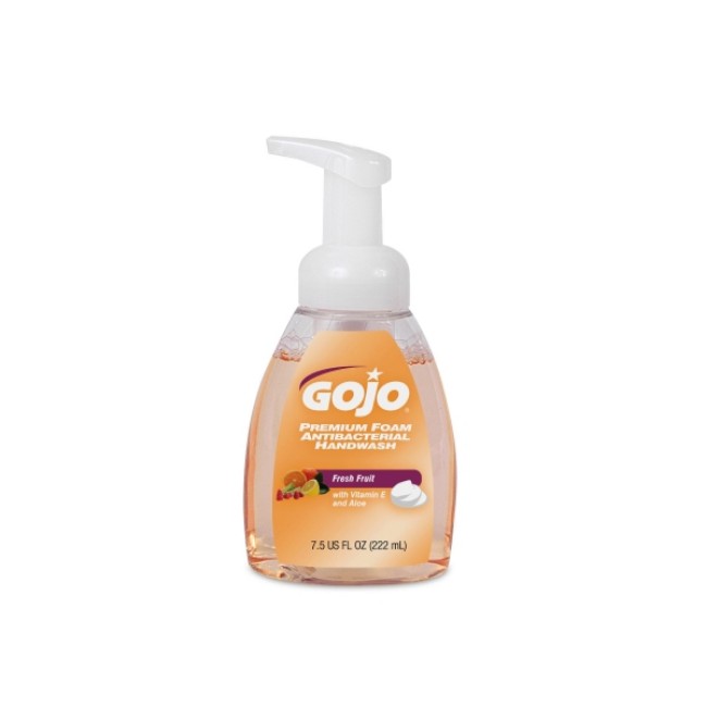 HAND SOAP PUMP BOTTLE ANTIBACTERIAL 7 5OZ FOAM APRICOT FRESH FRUIT