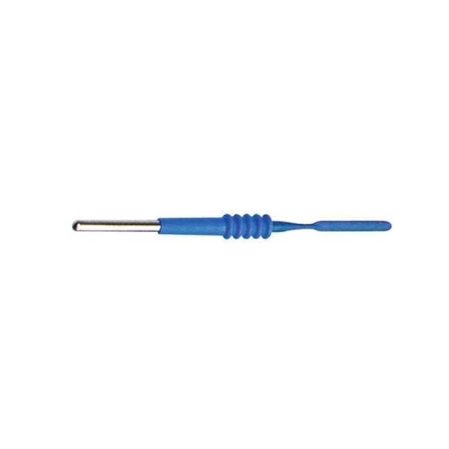 Blue Silk Needle Electrode   Ptfe Coated   2 75 