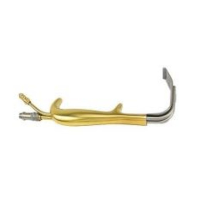 Tbts Style Retractor Without Teeth   Fiber Optic   90 Mm X 24 Mm