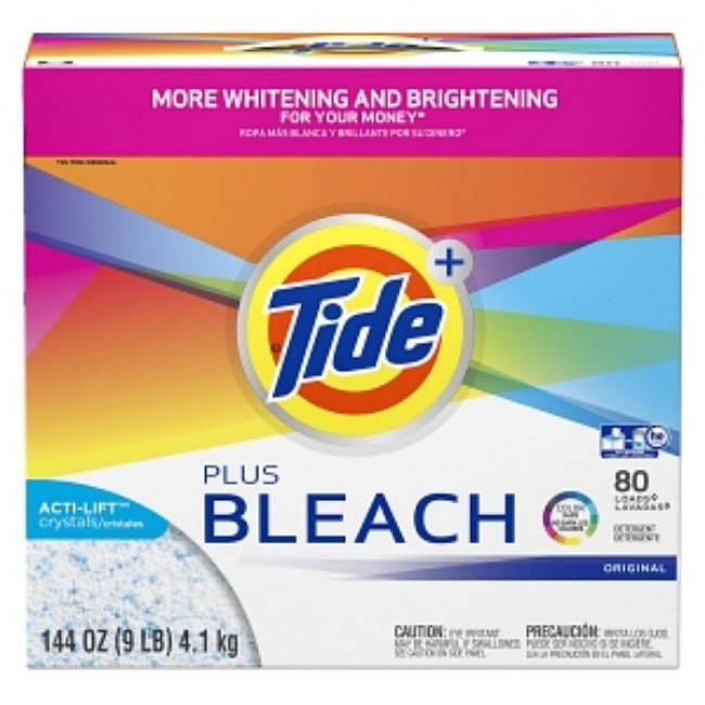 Detergent  Tide  Bleach  Orig  Plus  144Oz
