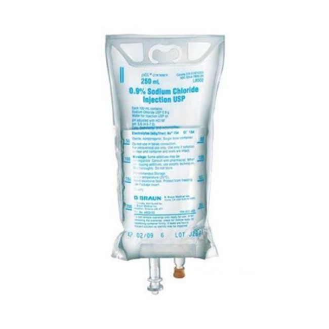 Injections  0 9  Sodium Chloride Injection Solution   Usp   250 Ml Bag