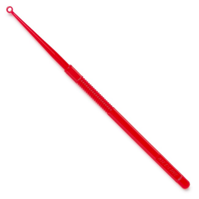 Curette   Ear   Red  4Mm  Angled Loop  50 Bx