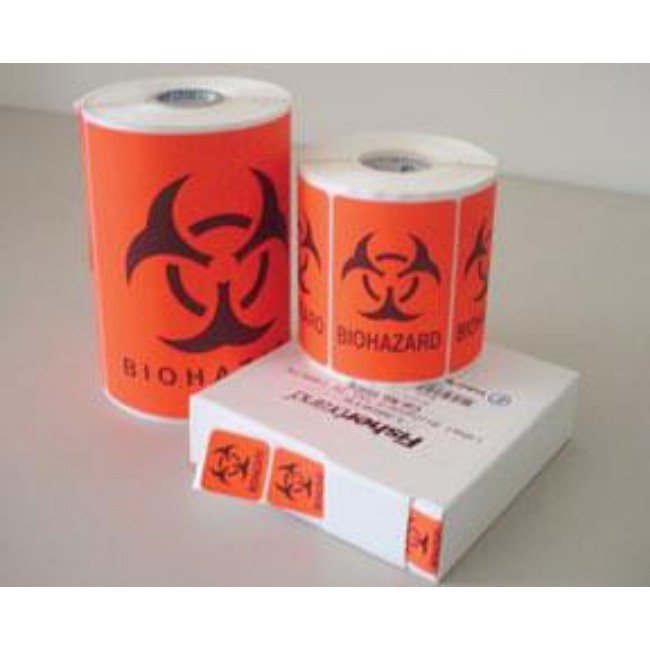 Labels   Biohazard   5 X 5
