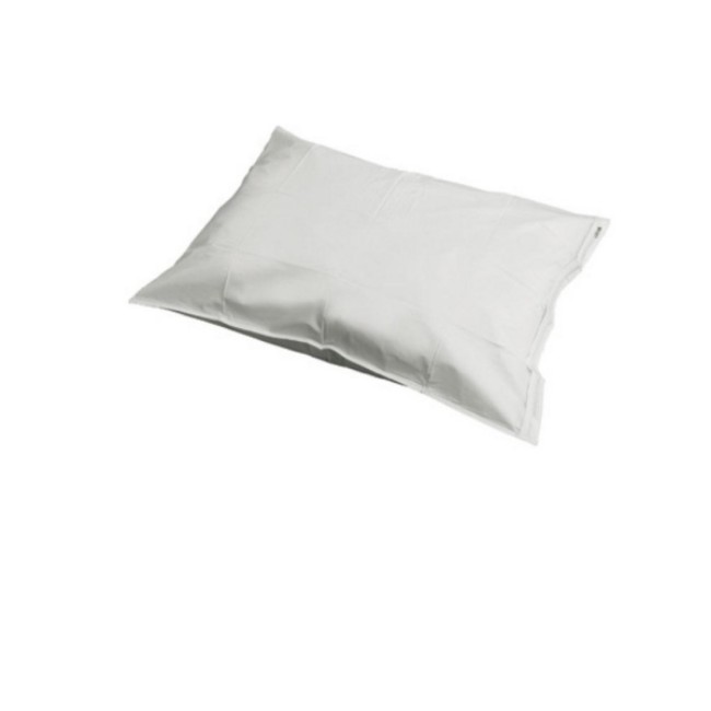 Pillowcase  Tissue Poly White Zipper 21x27