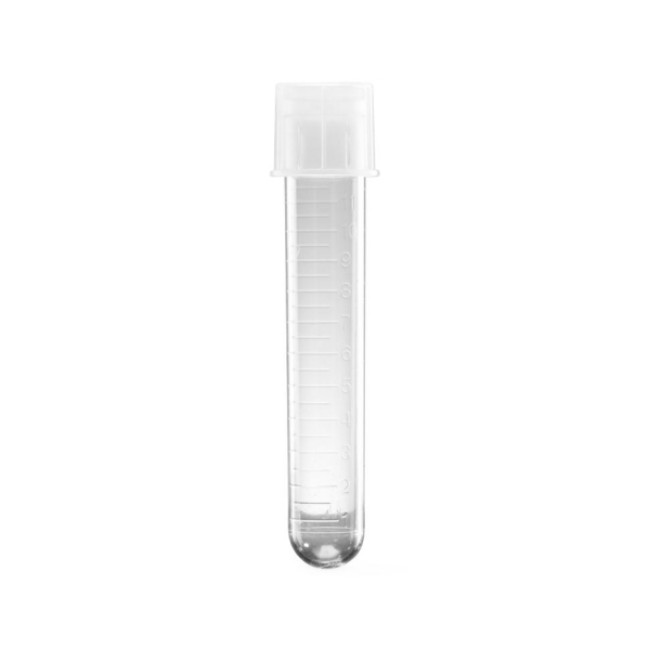 Test Tube   Round Bottom  Falcon Round Bottom Polystyrene Test Tube With Snap Cap   14 Ml   17 Mm X 100 Mm