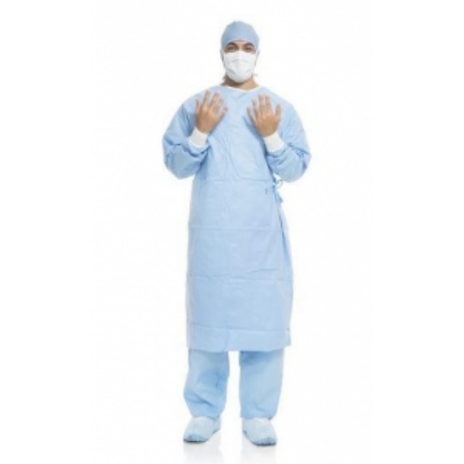 Gown  Aero  Surgical  Blue  Perfrm  Sterile  L
