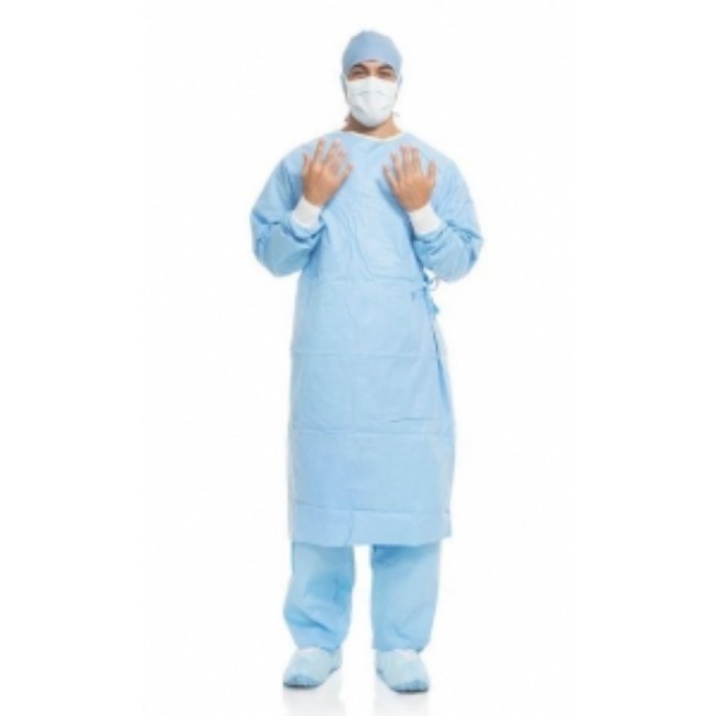 Gown  Aero  Surgical  Blue  Perfrm  Sterile  L