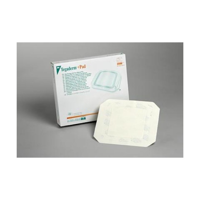 Dressings  Tegaderm Plus Pad Film Dressing With Nonadherent Pad   3 1 2  X 8 