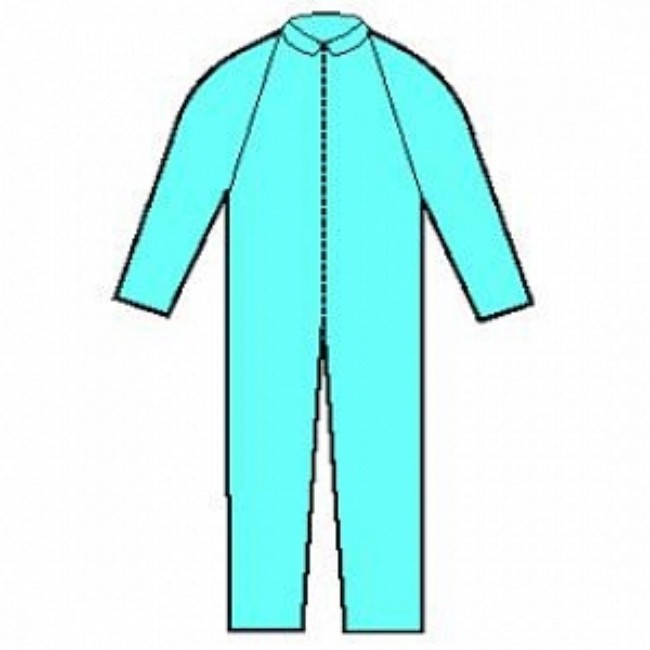 Coveralls  Protective  3 Layer  Xl  Blue