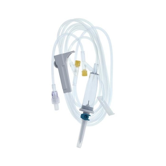 Iv Admin Set   Primary 2 Injection Site Luer Lock 60 Drip 106