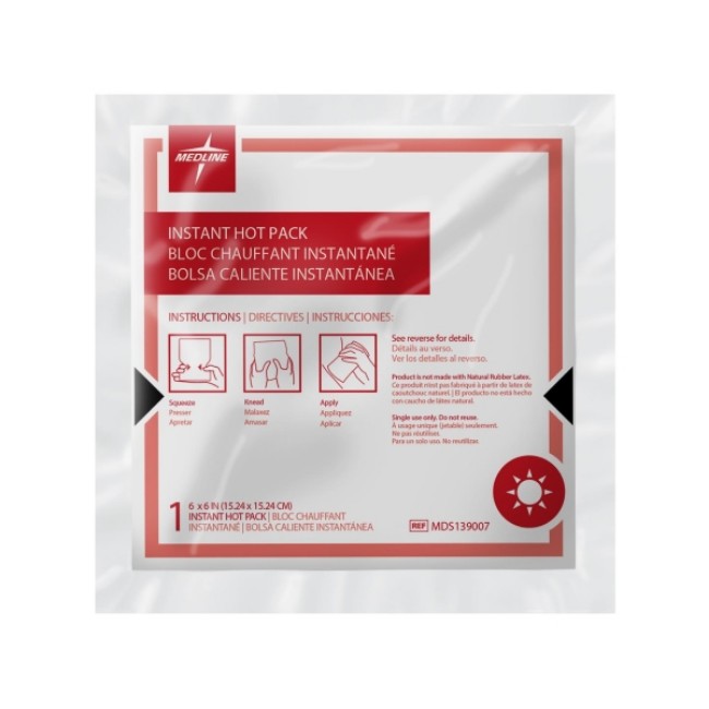 Hot Packs  Medline Instant Warm Pack   6  X 6 