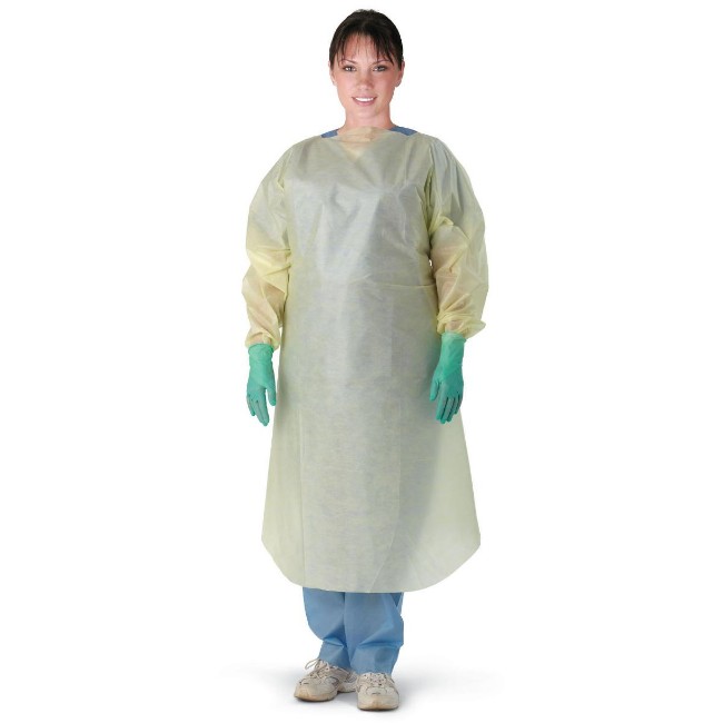 Gown  Iso  Medwght  Overhead   Yel  Xl