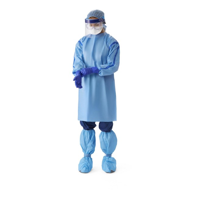 Gown   Chemo   Standard   Blu   Xlg
