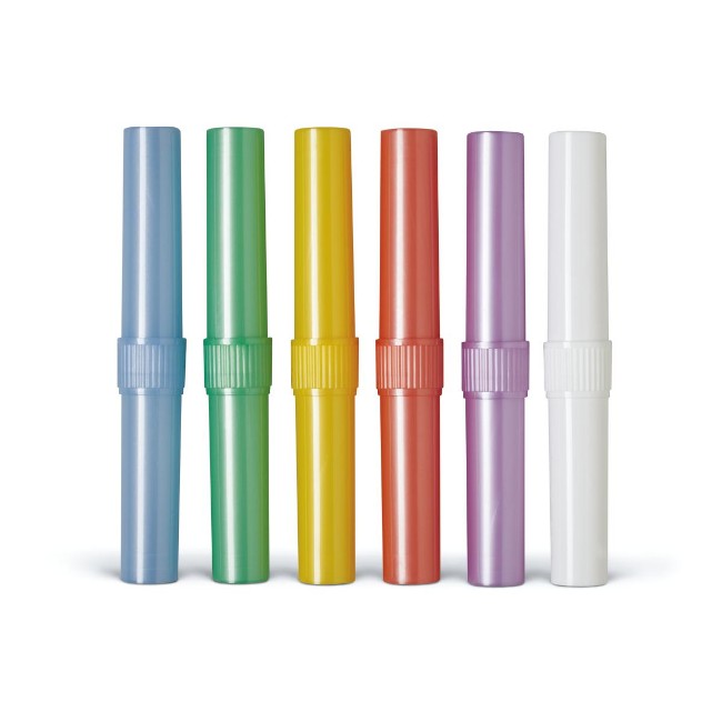 Holder  Toothbrush  2Pc  Tube  Asstd Colors