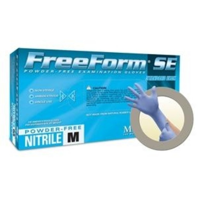 Glove  Powder Free Nitrile  Exam  Medium