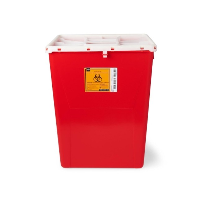 Sharps Containers  Pg Ii Flat Sharps Container   Red   12 Gal 