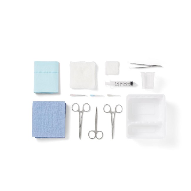 Tray  Laceration  Instruments  Sterile