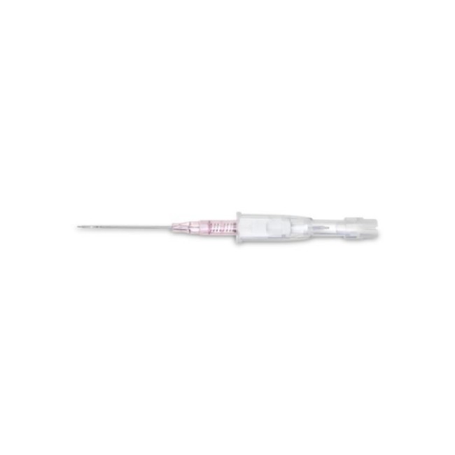 Catheters  Cathena Safety Iv Catheter With Multiguard Technology   Without Wings   Pink   20G X 1   64 Ml Min Gravity Flow Rate