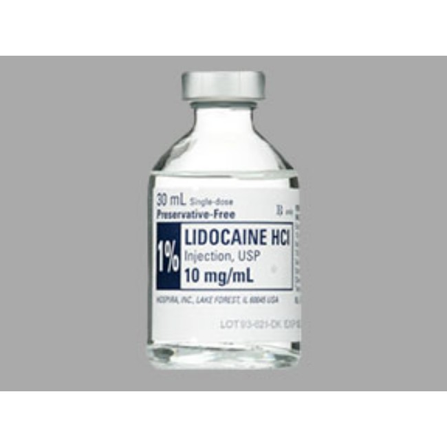 Lidocaine 1  Sdv 30Ml