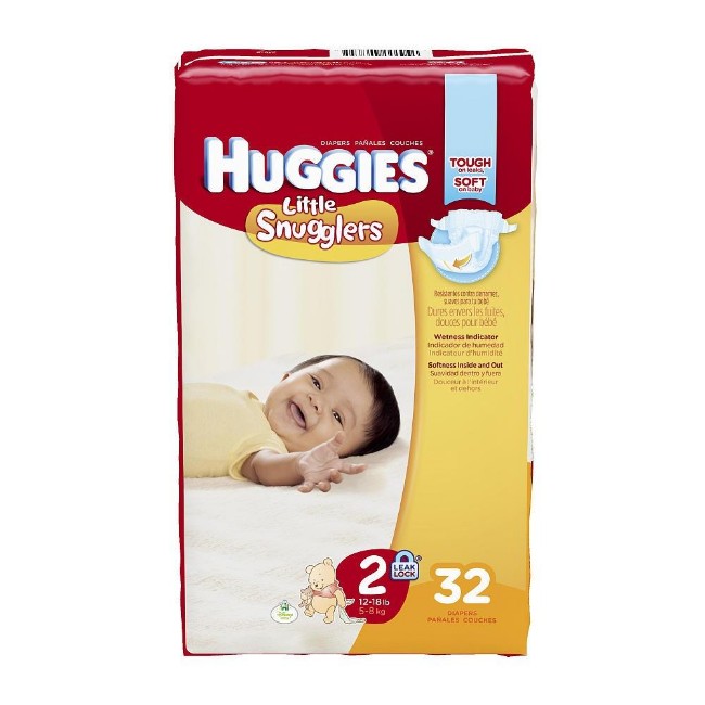 Diapers  Huggies  Little Snglrs  Sz 2  Jumbo