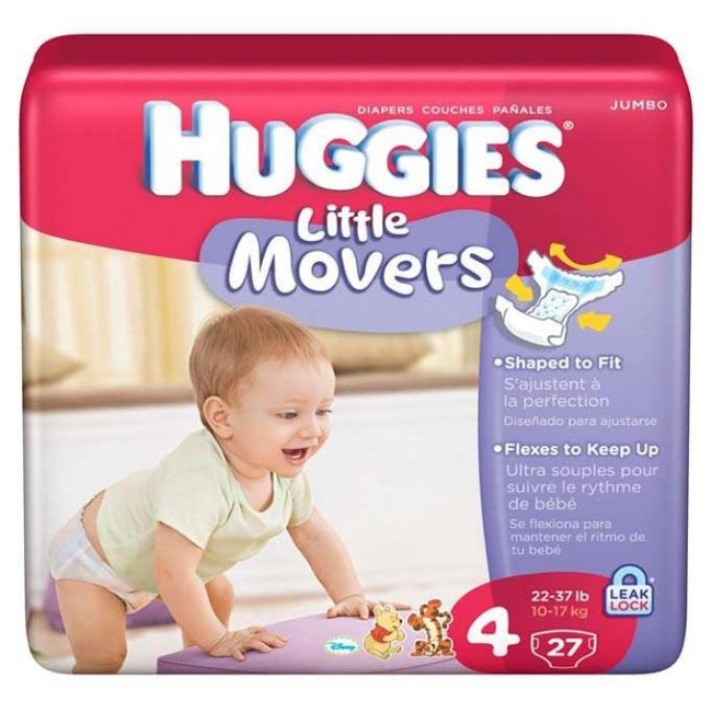 Huggies  Little Movers  Size 4  Jumbo