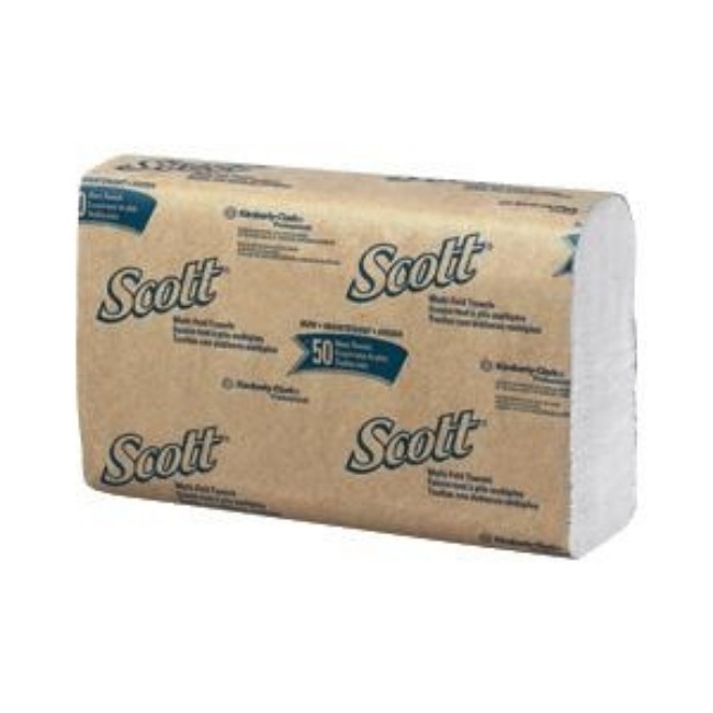 Towel   Scott 100  Rf Multi Fold   White