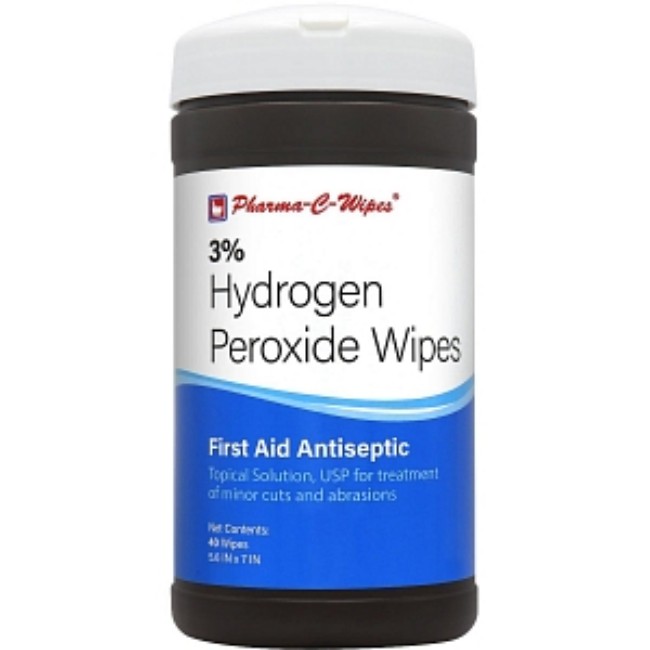 Wipe  Pharma C  3  Hydrogen Peroxide  40Ct