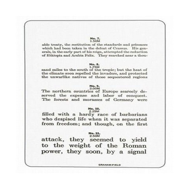 CHART JAEGER READING TEST TYPE GRAFCO