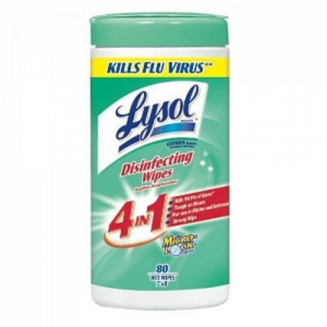 Wipe  Disinfectant   Lysol   Citrus   6X80ct