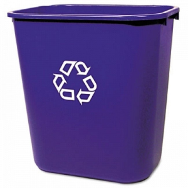 Receptacle  Medium  Recycle  Blue