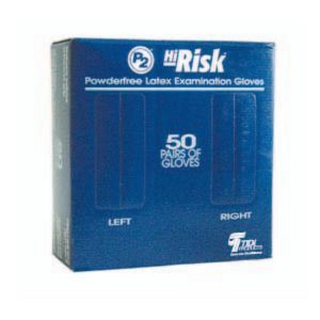 Gloves  Latex  High Risk  18Ml  Pf  Lf  Lg  Blu