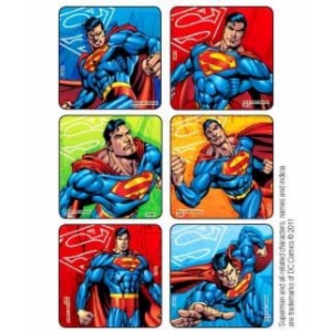 Sticker   Superman Classic  75 Pk 