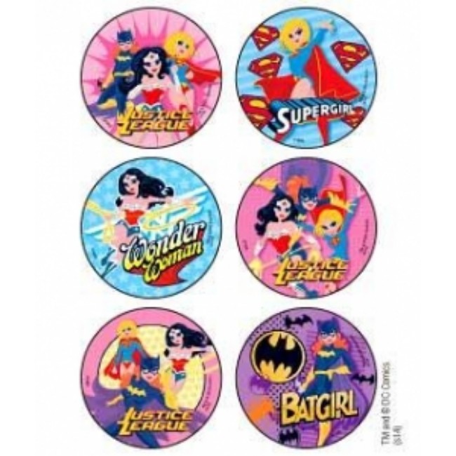 Sticker   Justice League Girls 75 Pk