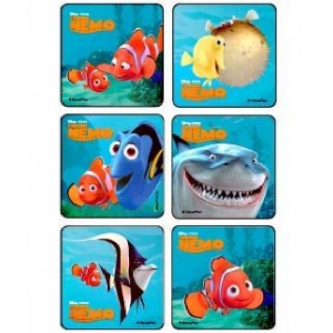 Sticker Finding Nemo  75 Pk 