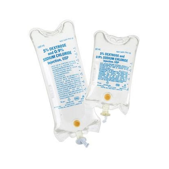 Iv Solutions  Solution 5  Dextrose 0 9  Sodium Chloride   1  000 Ml