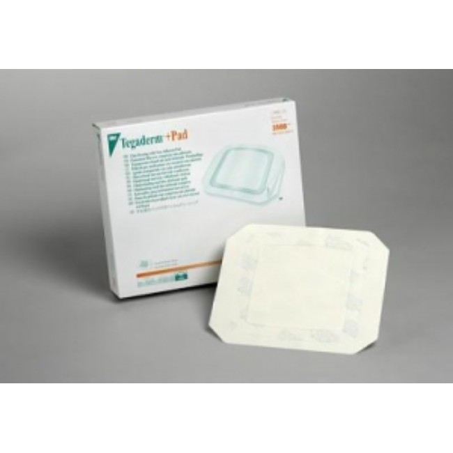 Dressings  Tegaderm Plus Pad Film Dressing With Nonadherent Pad   3 1 2  X 8 