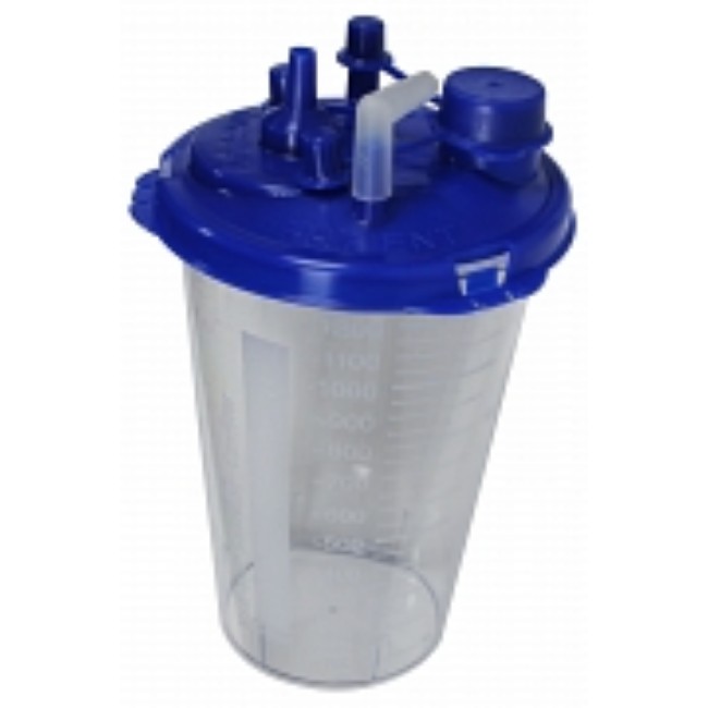 Canister   Suction Hi Flow W  Locking Lid 1200Cc