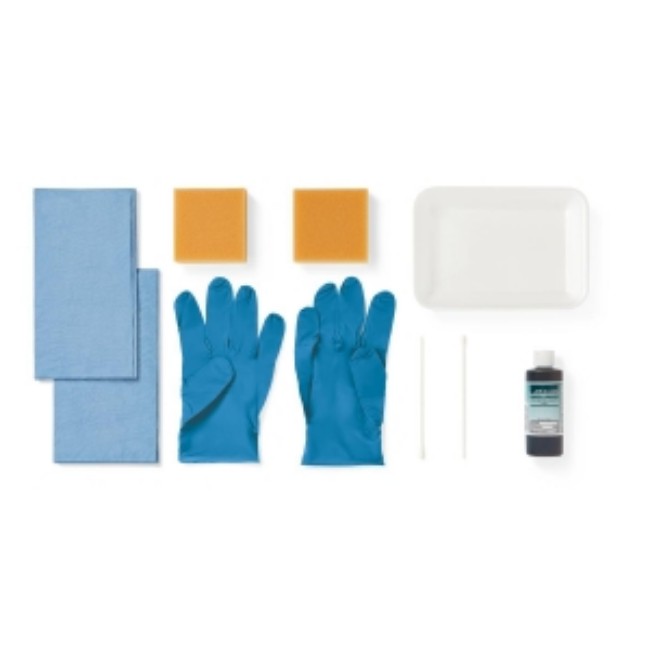 Tray  Skin Scrub  Gel  Nitrile Glove