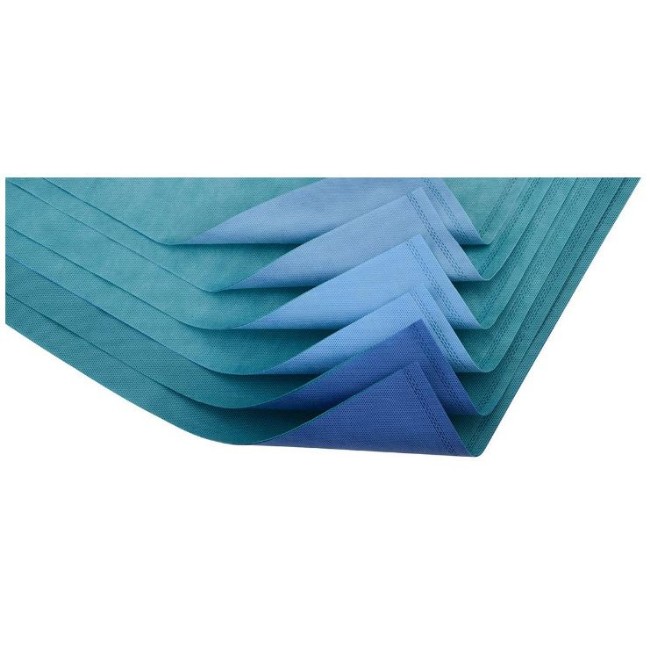 Sterilization Wrap Two Color   Sms Polypropylene   Bonded Double Layer   Ch100   Blue Green   36 X 36 