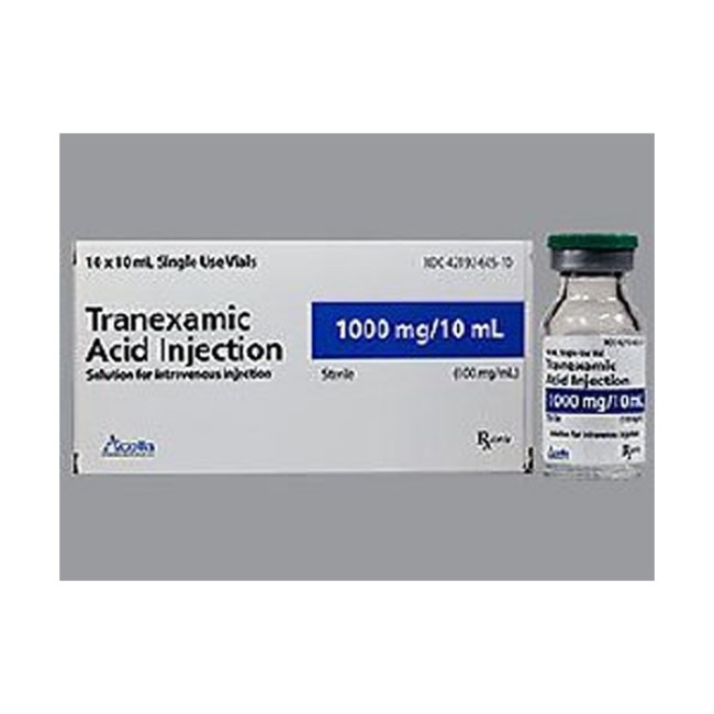 Tranexamic Acid 100Mg   Ml Sdv 10X10ml