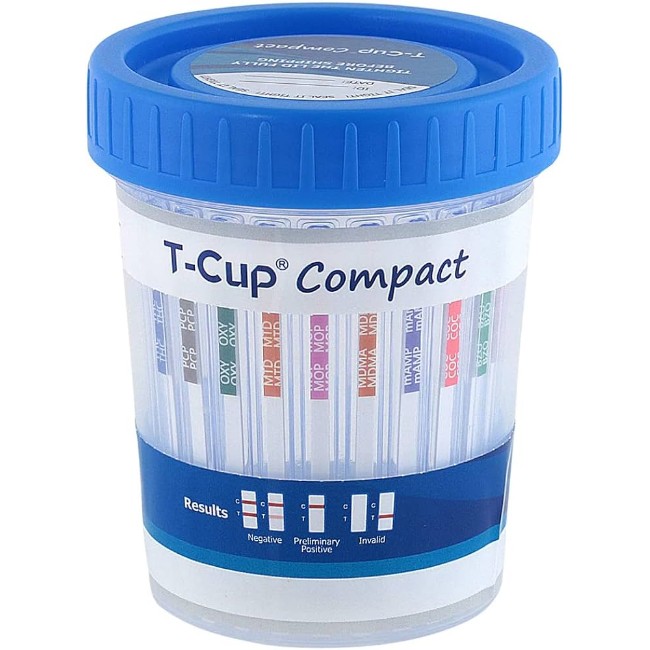Drug Test Cup With Adulterants   12 Panel With Tca   25 Tests   Box