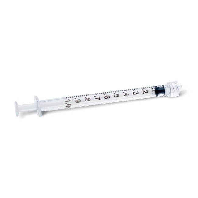 Sterile Luer Lock Syringe With Low Dead Space   1 Ml